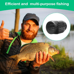 Sinolmaibe trap features an extra-large opening to boost catch opportunities in various waters.