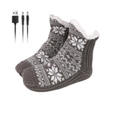 Sinolmaibe heated socks outer view showing a neutral design for everyday warmth