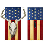 Sintuff deer skull mounting kit, two-piece set for secure wall display