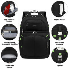 SINVICKO Cooler Backpack insulated foam lining preserves freshness for hours on picnics and commutes