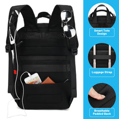 SINVICKO Insulated Backpack luggage strap allows easy transport on trips.