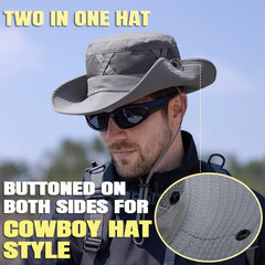 Unisex adjustable back strap on Sireck fishing hat