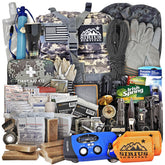 Sirius Survival bug-out bag with 72-hour kit, ready to grab in emergencies.