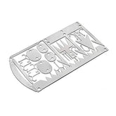 Sirius Survival credit-card multitool front view for easy everyday carry