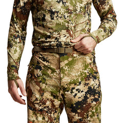 SITKA Dew Point pant with GORE C-KNIT backer offers quiet, comfortable movement.