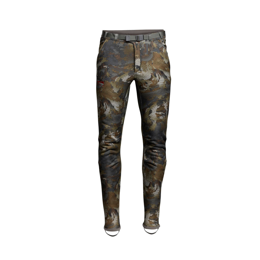 SITKA Gradient Pant Timber Optifade full view shows versatile wading layer for cold days.