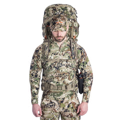 SITKA Mountain Hauler 6200 foam-padded hips and shoulders provide all-day comfort.