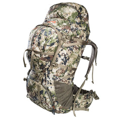 SITKA Mountain Hauler 6200 in Open Country showcases the roomy main bag for backcountry elk quarters.