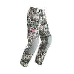 SITKA Timberline Pant knee reinforced waterproof detail supports rugged backcountry mobility.