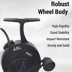 SIUKE gear ratio 2.8:1 supports steady retrievals on ice.