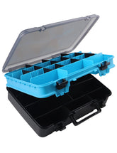 Sjqecyfv large tackle box with double-layer design and handle