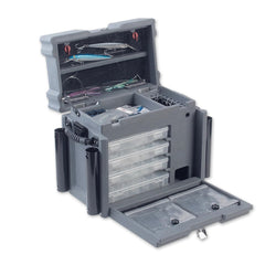 SKB Small Kayak Box top compartment keeps small items organized for quick access.