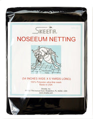 Skeeta No-see-um netting 54-wide by 5 yards in black, durable ultra-fine mesh.
