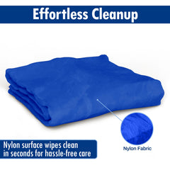 Machine-washable Skil-Care cover keeps the original crash pad clean between sessions.