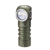 SKILHUNT H200 Mini headlamp showing USB magnetic charging port for quick power top-ups