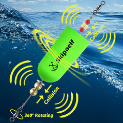 Popping cork casting action in water