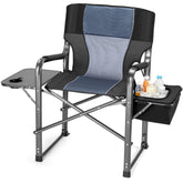 SKONYON oversized camping chair with cooler bag, perfect for picnics and day trips.