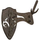 Skull Hooker Realtree Little Hooker wall plate in graphite black enables easy trophy mounting.