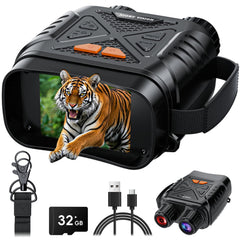 SKYBASIC night vision goggles front view for outdoor surveillance in low light
