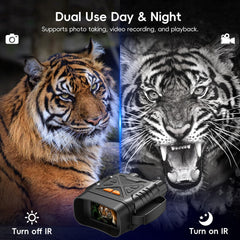 SKYBASIC night vision zoom (10x) reveals distant details