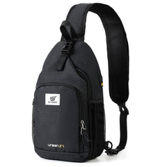 SkySPER sling bag main compartment fits 9.7 inch tablet for organized travel