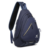 SKYSPER Sling Laptop Bag front view showing 18L capacity for daily carry.