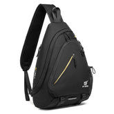 SKYSPER sling laptop bag main compartment holds a 13 inch laptop for easy daily travel.