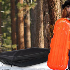 Sled Travel Cover with elastic bottom securing a snug fit