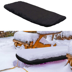 Sled Travel Cover demonstrates easy installation with an elastic opening for secure transport.