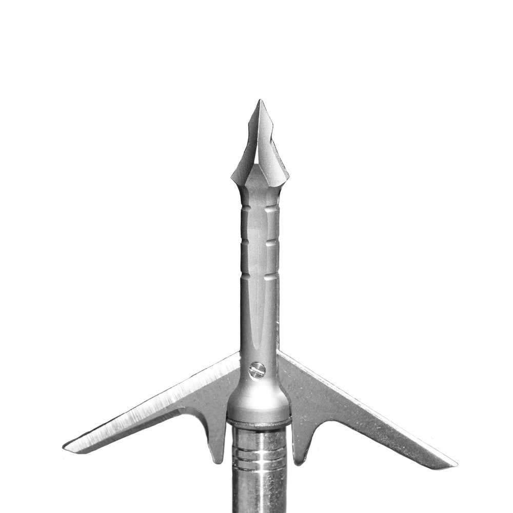 Slick Trick RaptorTrick X 3pk broadhead with field-point flight for crossbows, compounds, and recurves