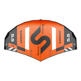 Slingshot SlingWing V4 orange canopy closeup shows stable lift