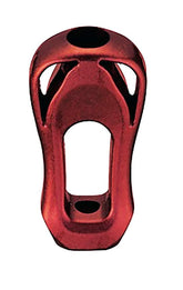 SLPWORKS Daiwa SLPW Zion knob red, front view showing enhanced tactile control.