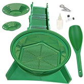 Sluice Fox 31-inch sluice box with flare for efficient gold separation.