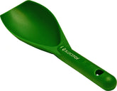 Sluice Fox gold paydirt scoop in action, durable polypropylene for rugged field use.