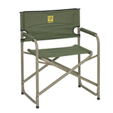 Slumberjack SJK Big Steel Chair with padded arm rest for relaxed outdoor lounging.