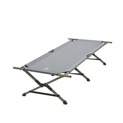 Slumberjack SJK emergency cot folding setup for quick outdoor comfort