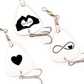 SM Design Best Catch Ever keepsake pendant in stainless steel for lasting romance