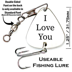 Made in the USA, End Lure with permanent engraving and high-quality steel