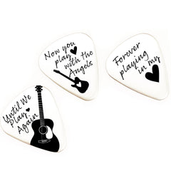 SM Design Remembrance guitar pick set, Always in My Heart, memories close during performances.