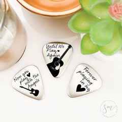 SM Design Remembrance guitar picks, Strumming Memories, ideal for tribute moments.