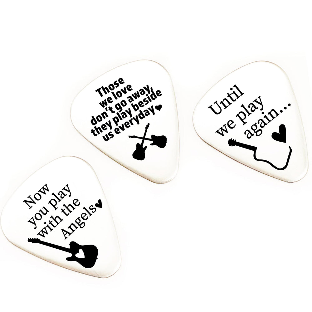 SM Design Remembrance guitar-pick set, a portable memory keepsake for loved ones