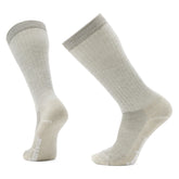 Smartwool Hike Classic Edition over-the-calf taupe sock for all-day hiking comfort.