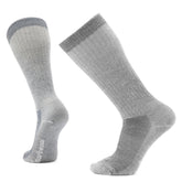 Smartwool Hike Classic Edition over-the-calf socks charcoal texture highlights breathable knit for all-day comfort