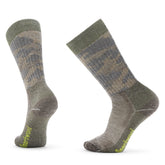 Smartwool Hunt Classic Edition full cushion camo tall crew sock chestnut provides a secure fit for hunts
