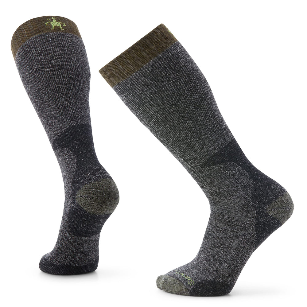Smartwool Hunt Extra Cushion OTC sock, black, for all-day comfort and performance in the field.