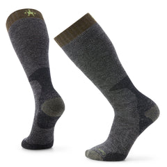 Smartwool Hunt Extra Cushion OTC sock, black, for all-day comfort and performance in the field.