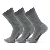 Smartwool Men's Hike Classic Edition socks show 2nd Cut yarn for sustainable comfort on hikes.