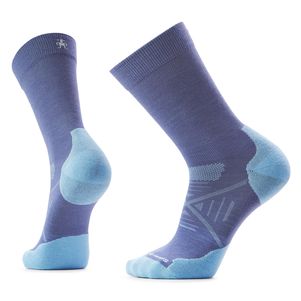 Smartwool Nordic Targeted Cushion Crew Socks Nightfall Blue front view for daily wear