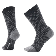 Smartwool everyday digi-tick crew charcoal knit texture for all-day comfort