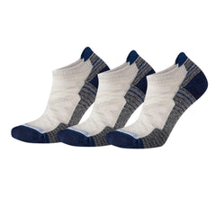 Smartwool Women's Hike Light Cushion Low Ankle socks in ash; moisture-wicking hiking comfort.